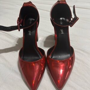 Madden Girl  Red Stiletto Heels and Antonio Milan rhinestone heels both